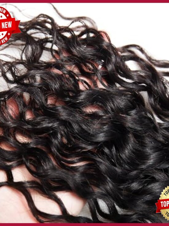 Brazilian Virgin Human Hair Extensions 22 24 26 Inch Curly Wave 3 Bundle Set main image 4